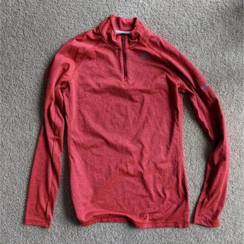 Adidas Climalite Sequentials Run 1/4 Zip Top M